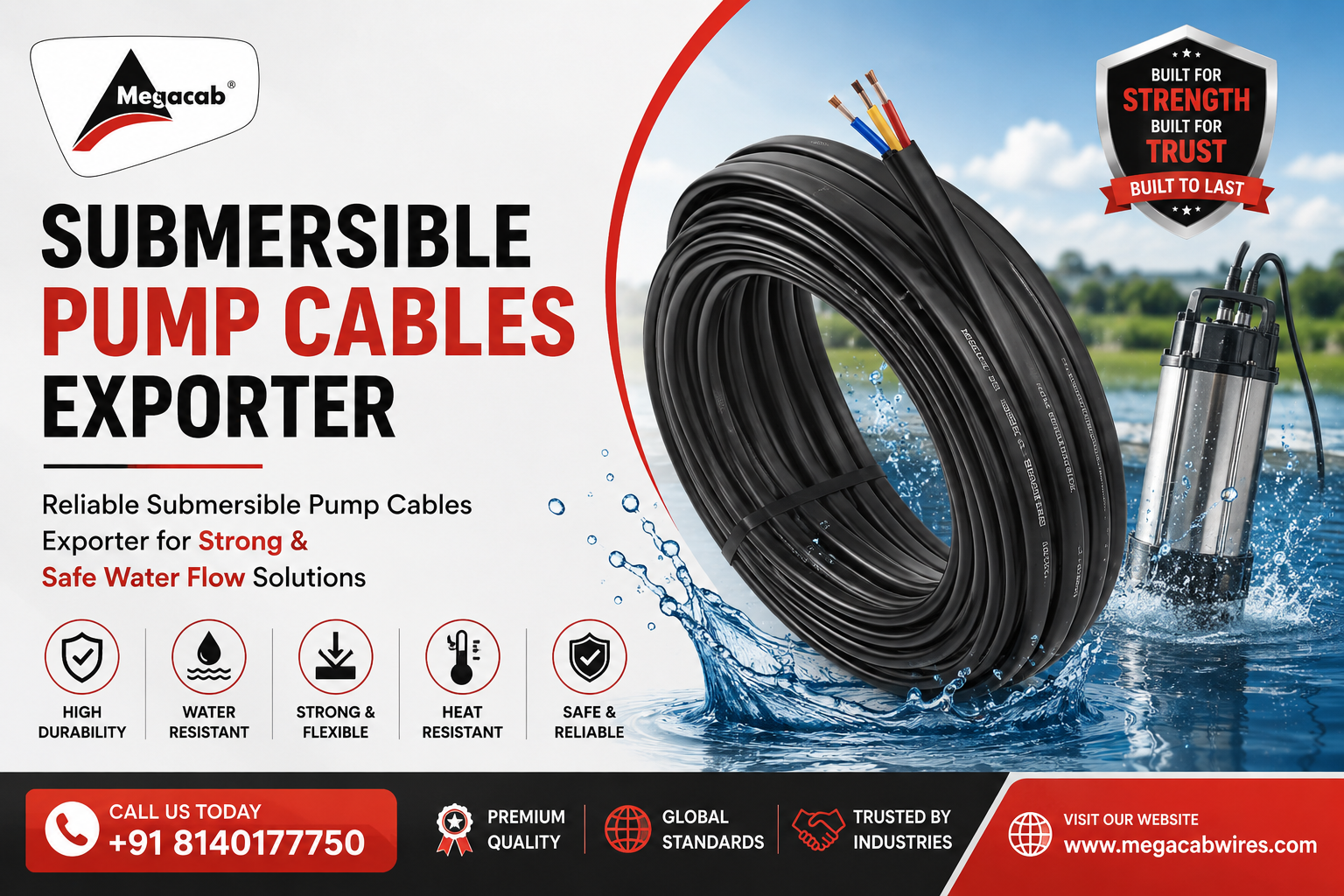 Submersible Pump Cables Exporter