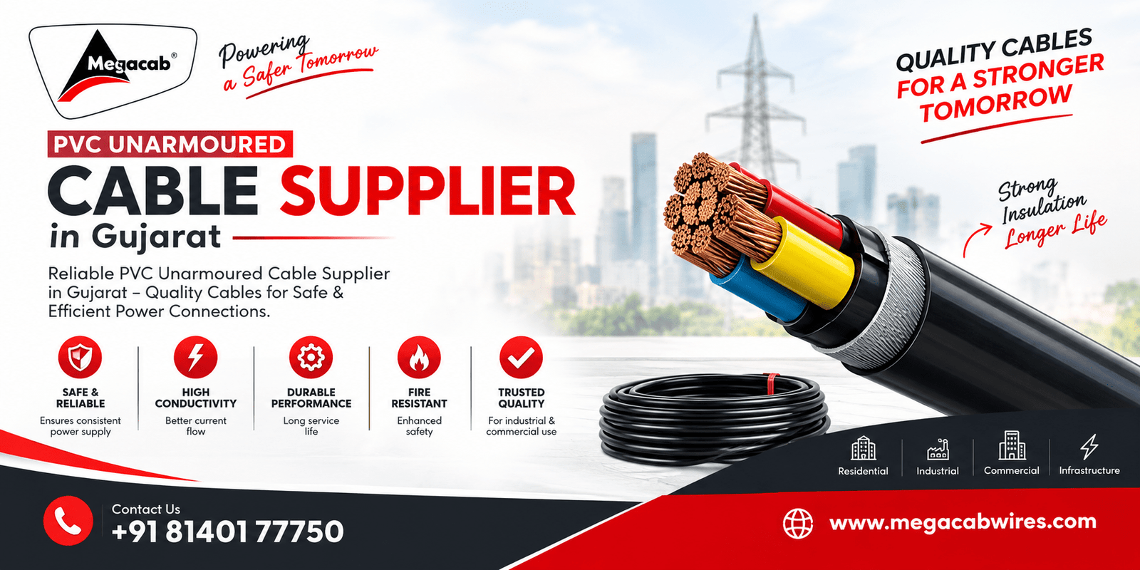 PVC Unarmoured Cable Supplier in Gujarat