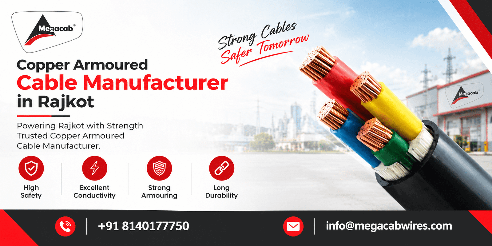 Copper Armoured Cable Manufacturer in Rajkot
